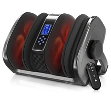 TISSCARE Foot Massager with Heat: Shiatsu Foot Massager for Plantar Fasciitis