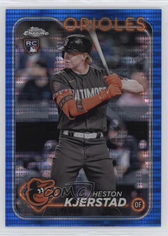 2024 Topps Chrome Blue Sonar Refractor /125 Heston Kjerstad #142 Rookie RC s5q