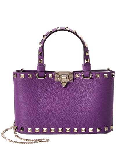 Valentino Rockstud Mini Leather Tote Women's