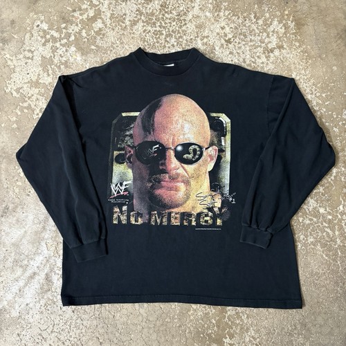 Vintage Stone Cold Steve Austin Wrestling Long Sleeve 1999 WWF No Mercy Size XL - Bild 2 von 9