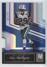 2007 Donruss Elite Aspirations Die-Cut 57/71 Leon Washington #70 0v0