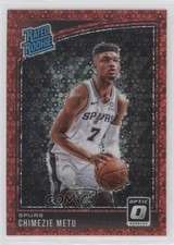 2018-19 Donruss Optic Rated Rookie Fast Break Red Prizm 58/85 Chimezie Metu wk1