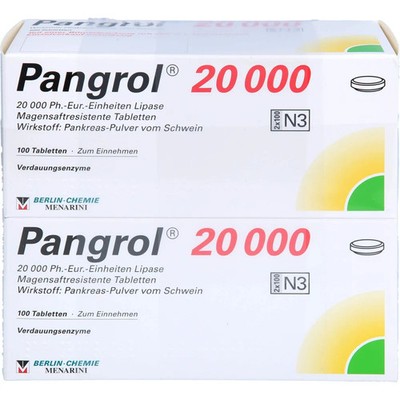 Pangrol 20.000 Magensaftresistente Tabletten 200St - PZN 6160561