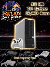 "The Retro Side Quest" 3TB Plug And Play Console 27,000+ Games & Controller