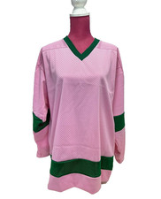 New Adult Pink Green Hockey Practice Jersey Mesh Shirt PAW Distributors M-2XL