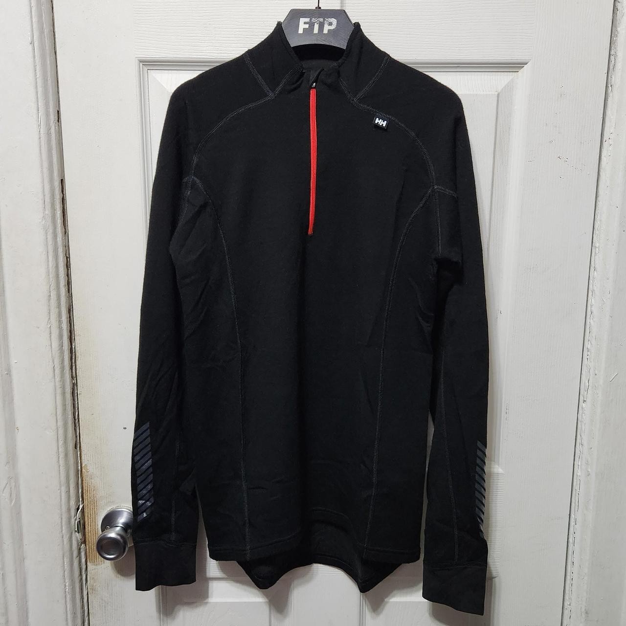 Helly Hansen Half Zip Stretch Performance LS Base… - image 1