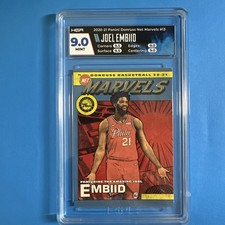 2020 Panini Donruss Joel Embiid Net Marvels #13 HGA 9 Mint 76ers