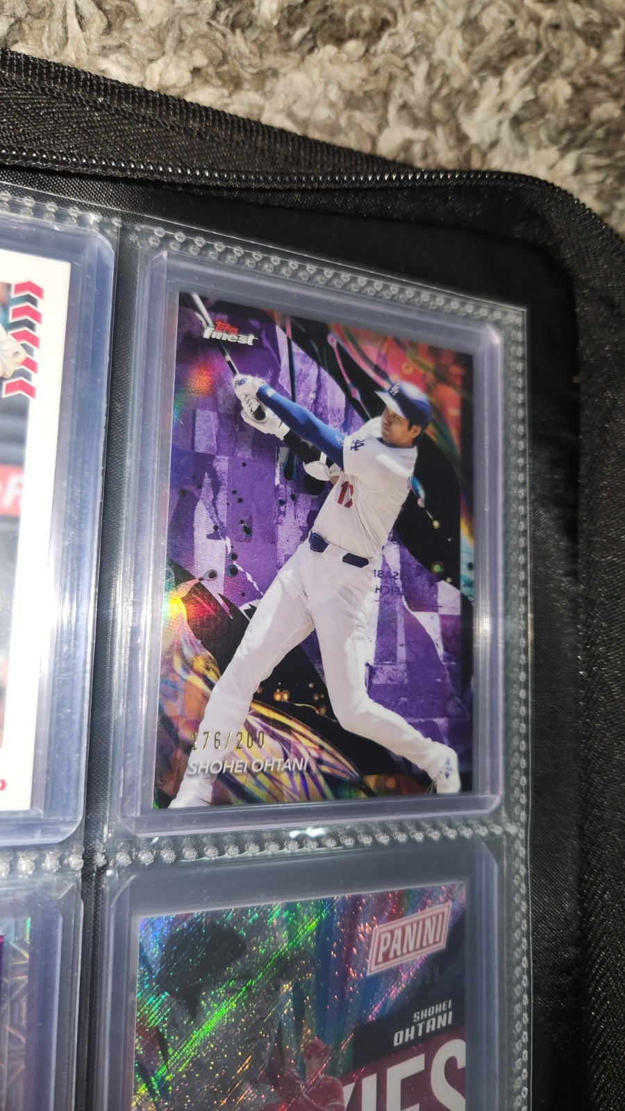 2024 Topps Finest /200 Shohei Ohtani #177 Purple Refractor DODGERS