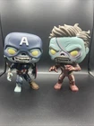 Funko Pop 10 inch Marvel Zombies- Zombie Captain America & Iron Man (Loose)