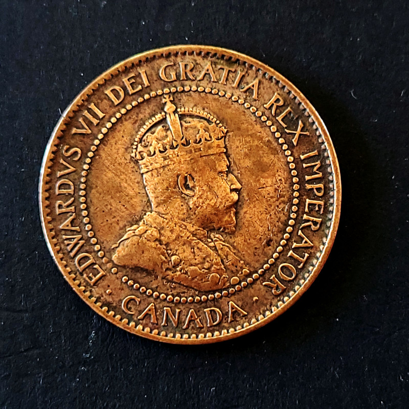 1906 Canada Large Cent Lovely Circulated Brown King Edward VII Canadian Penny