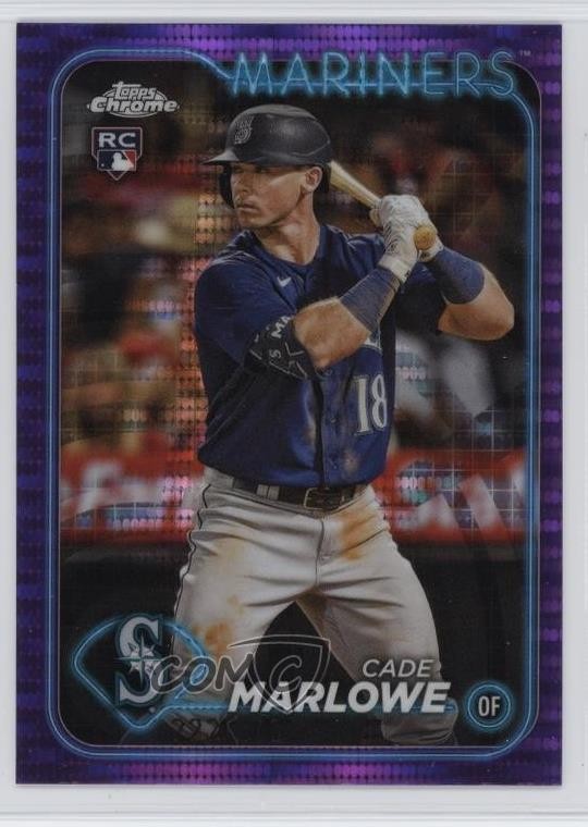 2024 Topps Chrome Purple Sonar Refractor 222/275 Cade Marlowe #266 Rookie RC