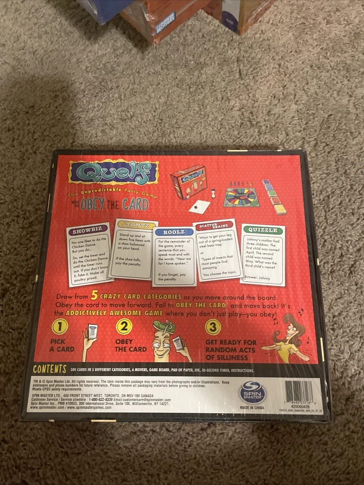 Quelf Adult Creative Party Board Game by Spin Master New Sealed  - Image 2 of 4