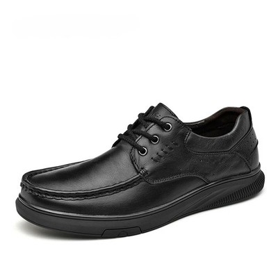 Business Genuine Leather Casual Men's Shoes Breathable Comfort Stylish Footwear