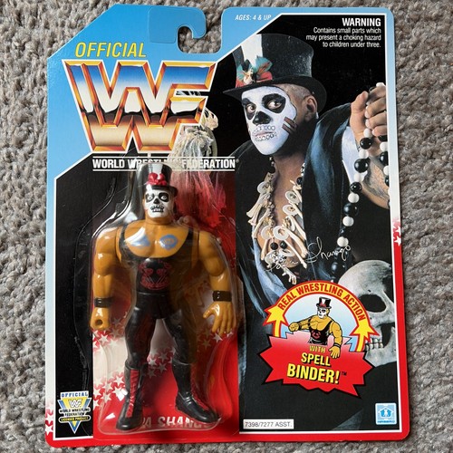 WWF Papa Shango Hasbro Wrestling Figure Blue Card ...