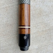 McDermott E-G1 Pool Cue Vintage Original Shaft Black White Nylon Wrap 19.3 Oz