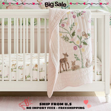 Potterybarn Best Seller AERIN Fawn Baby Quilt