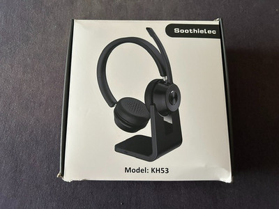 Soothielec Bluetooth Wireless Headset V5.3 Model KH53 Noise Canceling