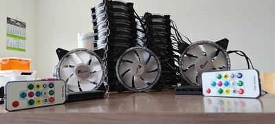 Inter-Tech Argus RS-071 RGB 120x120x25, Gehäuselüfter, schwarz