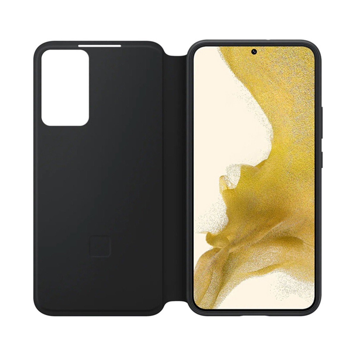 Coque Galaxy S22 Plus Clear View noir étui folio antimicrobien - 3