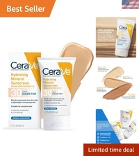 Tinted Mineral Sunscreen SPF 30 with Zinc Oxide - Hydrates & Protects (1.7 Oz)