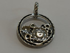 Carolyn Pollack/Relios Sterling Multi Stone Floral Design Large Pendant — photo 4