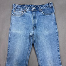 Vintage Levis 517 Jeans Mens 34x29 Blue Bootcut Pant Western Repaired Tag36x30 