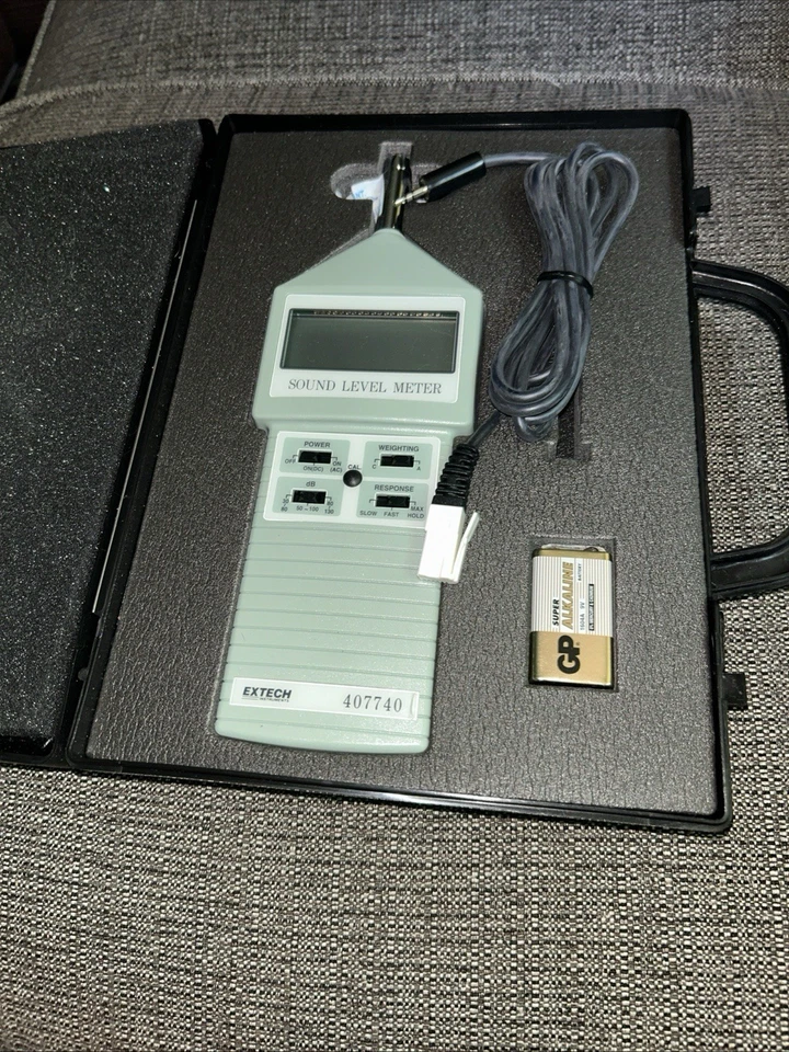 Extech 407740 Digital Sound Level Meter Tested And Work Good 👍 (D) - Image 3 of 4