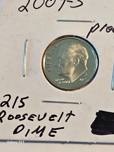 Photo of a 2009-P Roosevelt Dime from an eBay listing that sold on Jul 17, 2026