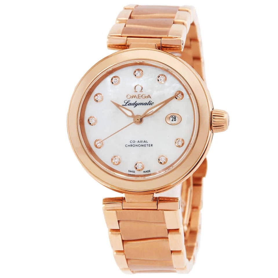 Omega De Ville Ladymatic Automatic Chronometer Ladies Watch 425.60.34.20.55.004