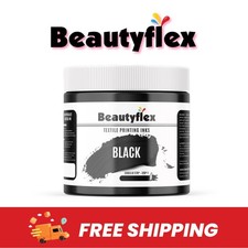 Black - Screen Printing Plastisol Ink - Low Temp Cure - 8 fl oz