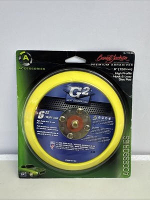 6'' x 9/16'' Thick, 5/16''-24 Thread, High Profile PSA Stick On Pad No Hole G2