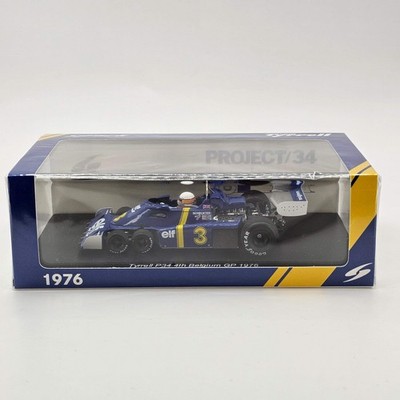 Spark Tyrrell P34 #3 Jody Scheckter 4th Belgium F1 GP 1976 Maßstab 1:43 S7305