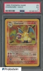 1999 Pokemon Game #4 Charizard Holo PSA 5 EX