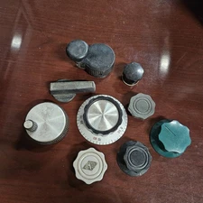 LOT #4 9 Radio & Ham Radio Control Knobs Hammarlunmd Hallicrafters Heathkit