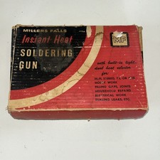 Weller Dual Heat Stain Glass Soldering Gun Kit In Box Solder,Pin, Vintage