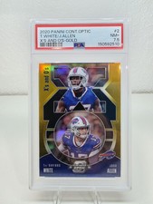 2020 Panini Contenders Optic - X's and O's Josh Allen, Tre'Davious White #XO2...