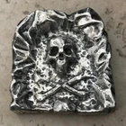 5 oz Antiqued Silver Skull Graveyard from MK Barz / L.E. 003/500 w/COA