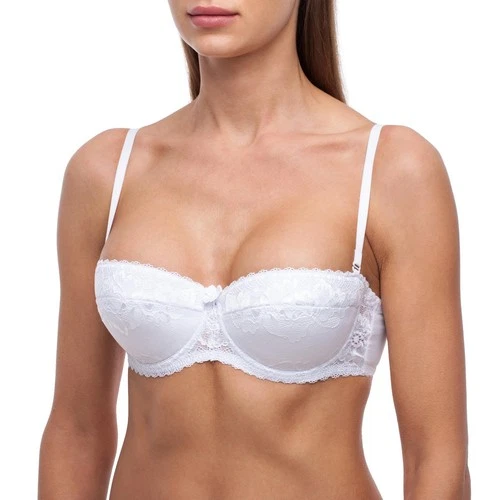 Strapless Bra Balconette Bra Push Up Bra Lace Bra Sexy Bra Padded Demi Pushup