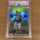 2004 Topps Draft Picks & Prospects Tom Brady #53 Chrome Gold Refractor PSA 9