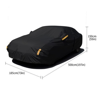 NEVERLAND S-XXL Autoabdeckung Vollgarage Autohaube UV reflektierenden Streifen