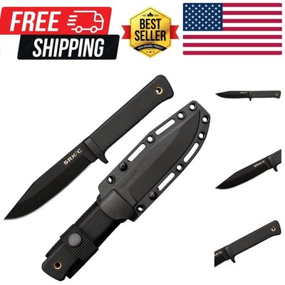 SRK Compact 5'' SK-5 Clip Point Razor-Sharp Blade 4.5'' Durable Kray-Ex Handle ...