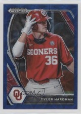 2021 Panini Prizm Draft Picks Navy Blue Kaleidoscope 4/15 Tyler Hardman nd3