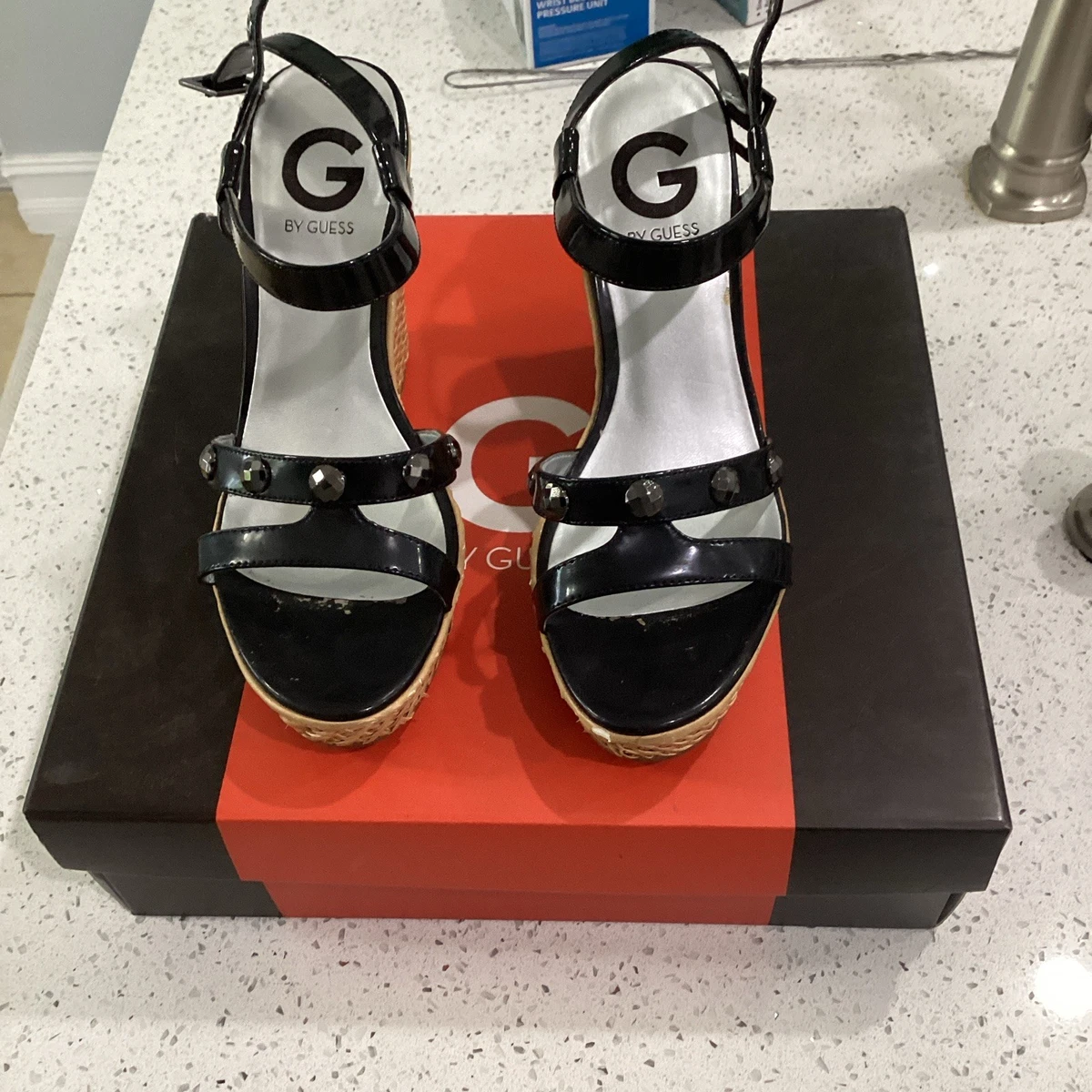 Black G by GUESS Sandals for Women for sale | eBay