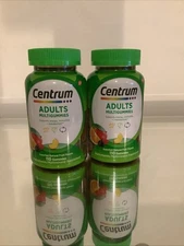 2 Bottles Centrum Adult MultiGummies/MultiVtiamin 110 Gummies  Free Shipping
