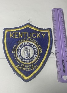 Kentucky Dept Vehicle Regulation Vehicle Enforcement Patch Vintage #L030