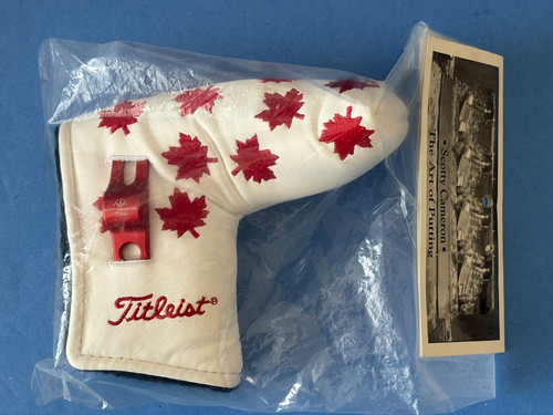 Scotty Cameron Maple Leaf Putter Headcover NEW