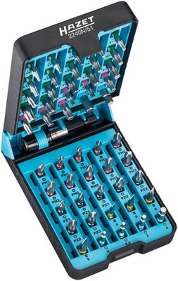 HAZET BiteBox 2240N/51 I 51Piece Screwdriver Bit Set, Drive Pozidriv, Hexagon...