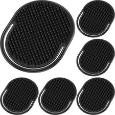 Pocket Comb Palm Brush Scalp Massager Hair Tool Durable Plastic 6 Pc Travel