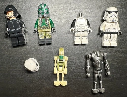 LEGO Star Wars Minifigure Lot Commander Gree sw1003, droid, stormtrooper, etc