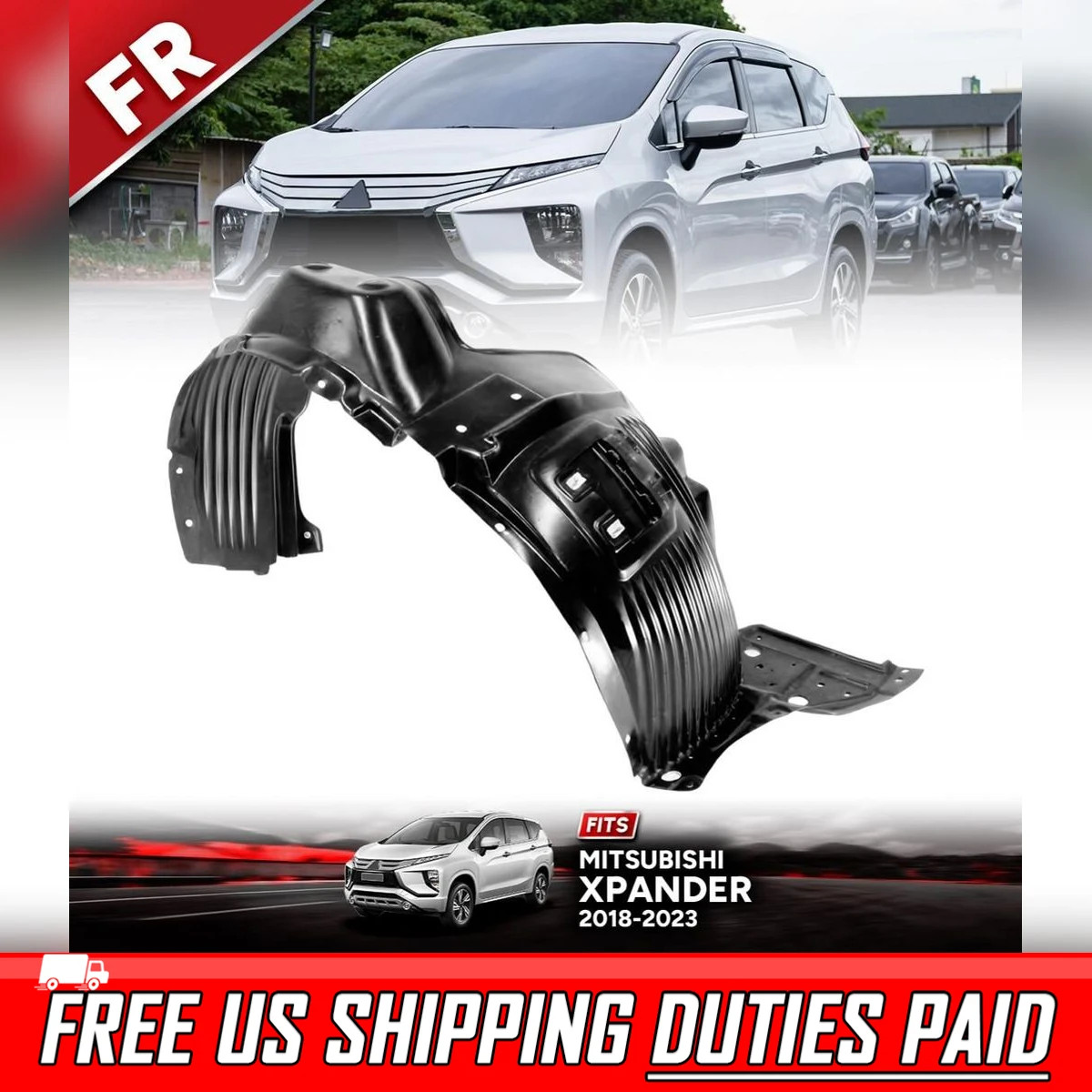 PLASTIC INNER FENDER LINER RH RIGHT FIT MITSUBISHI XPANDER MPV
